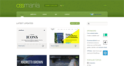 Desktop Screenshot of cssmania.com