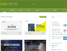 Tablet Screenshot of cssmania.com